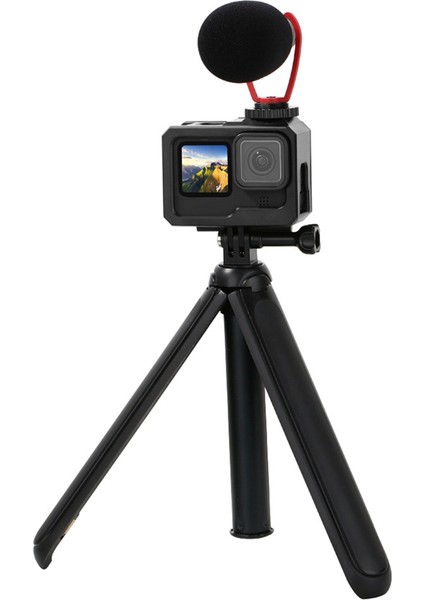 Gopro 10 11 12 Aksesuarları Çerçeve Kılıf Kabuk Koruyucu Konut + Yalnız Vida Tabanı Montajı (Yurt Dışından)