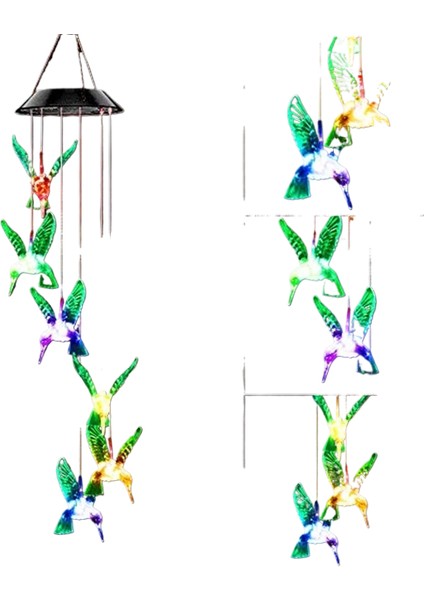 Dış Mekan Yaratıcı Güneş Enerjili Dekoratif Asma Işıklar (Yurt Dışından)