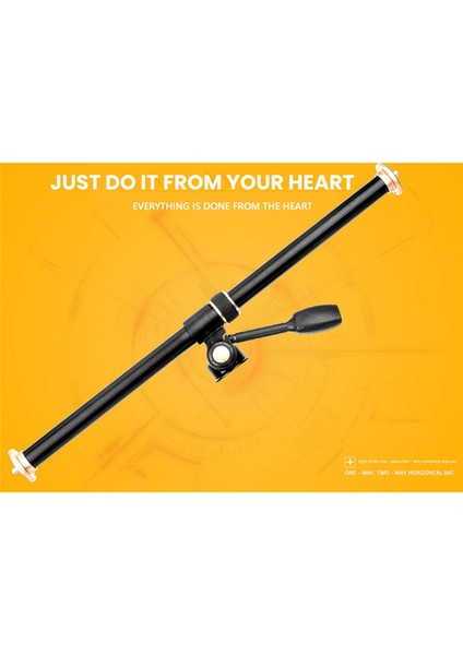 Yatay Çubuk Kamera Braketi Üçayak Döndürülebilir Çok Açılı Orta Çubuk Destek Üçayak Uzatma Çubuğu Braketi (Yurt Dışından) indirimleri