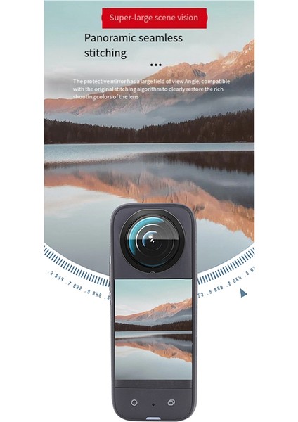 INSTA360 X4 Için Lens Koruyucuları Insta 360 X4 Için Lens Koruyucu Kamera Koruyucu Koruyucu Aksesuarları (Yurt Dışından)