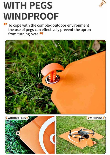 Startrc 55CM Önlük Djı Avata/mini3 Imperial Mavic 3 Pro Evrensel Çok Amaçlı Iniş Pedi Aksesuarı (Yurt Dışından) modelleri