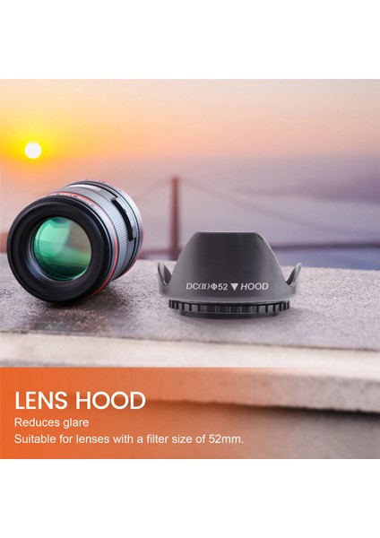 Nıkon Af-S Dx Nıkkor 18-55MM Için 52MM Sert Lale Objektif Başlığı (Yurt Dışından) fırsatları