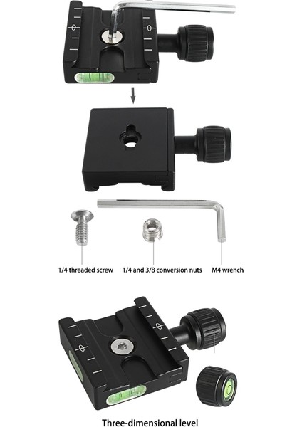 Qr-50 Hızlı Bırakma Plakası Arca Swiss Serisi Tripod Topu Kafası Için Uyumlu Dslr Kamera Monopod (Yurt Dışından)