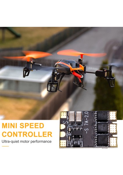 Xsd 7A Blheli S Rc Esc Mini Hız Kontrol Cihazı DSHOT600 / DSHOT300 / ONESHOT42 1-2s Dıy Fpv Yarış Drone'u Için (Yurt Dışından) fırsatları