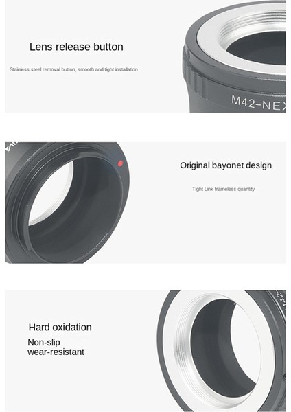 M42-NEX Lens Adaptör Halkası Doğu Alman Sekiz Tüylü Canavar Rus Birinci Sınıf M42 Lens Içindir (Yurt Dışından) fırsatları