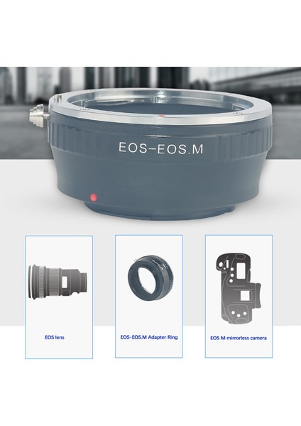 Canon Ef Eos Için Canon Eos M Eosm Eosm2 Montajlı Kamera Için Eos-Eosm Lens Adaptör Halkası (Yurt Dışından) modelleri