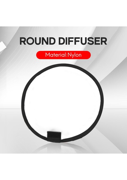 40CM Yuvarlak Evrensel Taşınabilir Speedlight Softbox Flaş Difüzör Kamera Için Üstte Yumuşak Kutu (Yurt Dışından) fiyatları