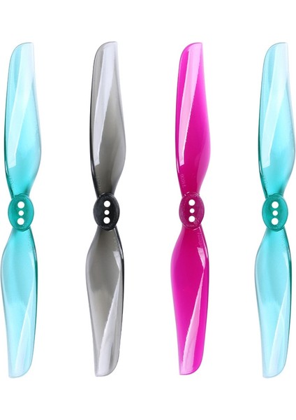 Nazgul 4030 Pervane 4 Inç 2-Bladed Pervane Bıçak Kürek Airscrew Rüzgar Çubuğu 1.5mm Freestyle Fpv-Şeffaf Gri (Yurt Dışından) modelleri