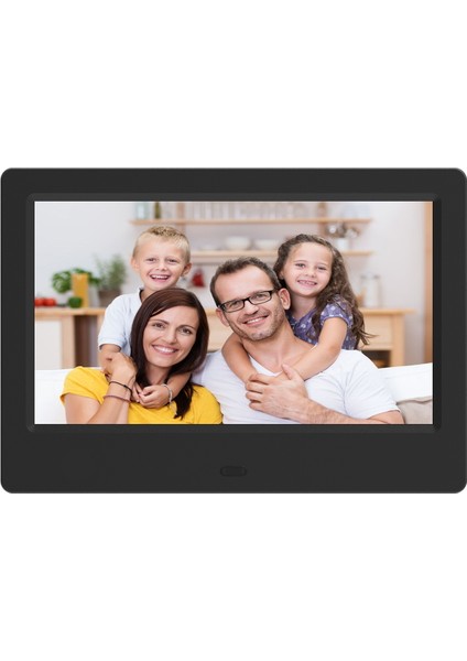 7 Inç Hd Dijital Fotoğraf Çerçevesi Video Oynatıcısı Dijital Resim Çerçevesi Müzik Video Fonksiyonu Ile, Siyah, Abd Fişi (Yurt Dışından)