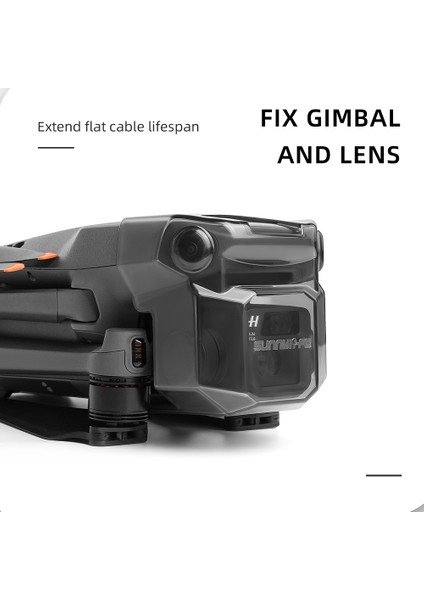 Sunnylıfe Djı Mavic 3 Için Lens Kapağı Kapak Quadcopter Koruma Toz Geçirmez Kapak Aksesuarları Drone Profesyonel Yedek Parçalar (Yurt Dışından)
