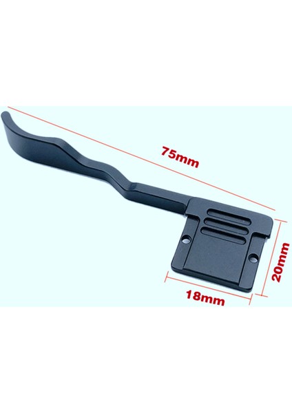 A7C2 Kamera Sıcak Ayakkabı Tutacağı Siyah Için Alüminyum Alaşımlı Sıcak Ayakkabı Başparmak Yukarı El Tutacağı (Yurt Dışından) fiyatları