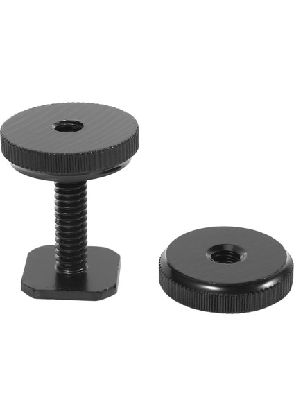 1/4 Inç-20 Sıcak Ayakkabı Montaj Adaptörü Tripod Vidası Dslr Kamera Rig Için Flaş Sıcak Ayakkabıya (2 Paket) (Yurt Dışından)