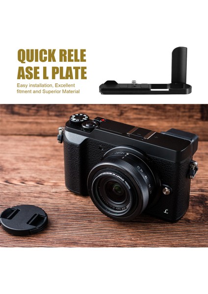 Kamera L Braketi, Panasonic GX9/GX85/GX7II Kamera Tutma Tabanı Dikey Hızlı Çıkarma L Plakası Siyah Için Hızlı Çıkarma Plakası (Yurt Dışından) indirimleri