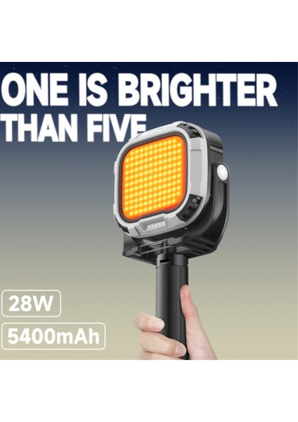 R7 Pro 28W Manyetik LED Video Işığı Taşınabilir Dolgu Işığı Çok Işlevli Kamera Işığı Kırmızı Uyarı Işığı Saplı (Yurt Dışından) fiyatları