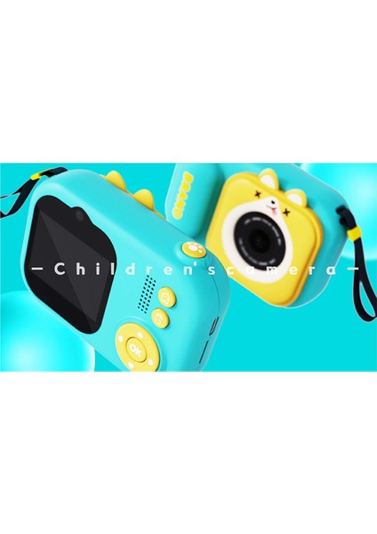 2mp 1080P Karikatür Sevimli Çocuk Kamera Ilgi Geliştirme Video Kamera Çocuklar Için Doğum Günü Hediyesi Dijital Kamera(C) (Yurt Dışından) modelleri
