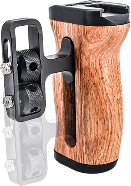 Sony/canon/nikon Dslr Kamera Kafesi Için Kamera Yan Tutacağı Sol Sağ Taraf Ahşap Tutacağı Soğuk Ayakkabı ile (Yurt Dışından) modelleri