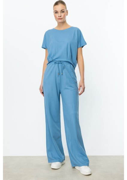 Beli Lastikli Bol Paça Pantolon 56308