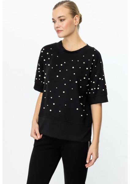 56617 Onteks Sıfır Yaka Incili Bluz fiyatları