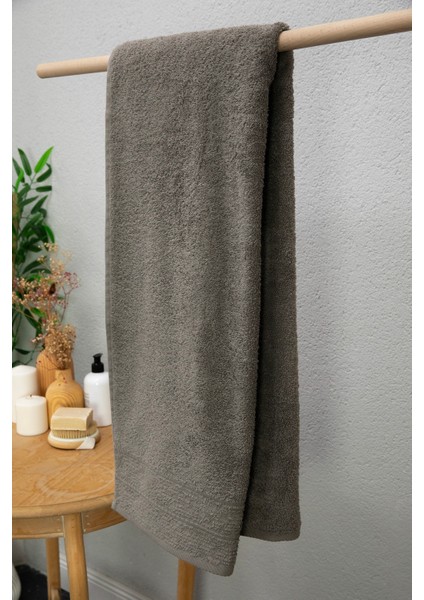 Newnoa Banyo Havlusu 90X150 - Koyu Gri