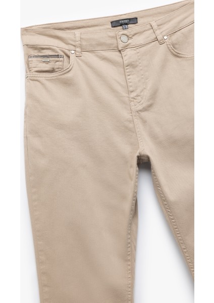 Pamuklu Straight Fit Gabardin Pantolon modelleri