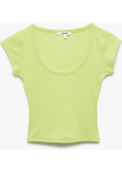Pamuklu Slim Fit Kısa Kollu Bisiklet Yaka Tişört modelleri