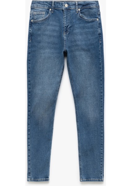 Pamuklu Normal Bel Super Skinny Fit Jean Pantolon - Justin Jean fırsatları