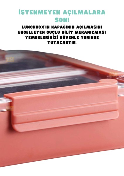 Bento 1100ML Lunchbox Yeni Koleksiyon Tek Katlı 2 Bölmeli Paslanmaz Çelik Sefer Tası Yemek Kutusu fırsatları