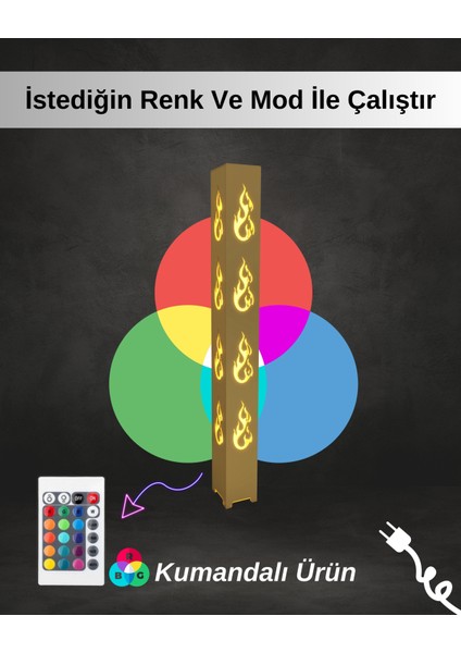 Alev Metal Oturma Odası Salon Yatak Odası Mutfak Ambiyans Aydınlatma Lambader