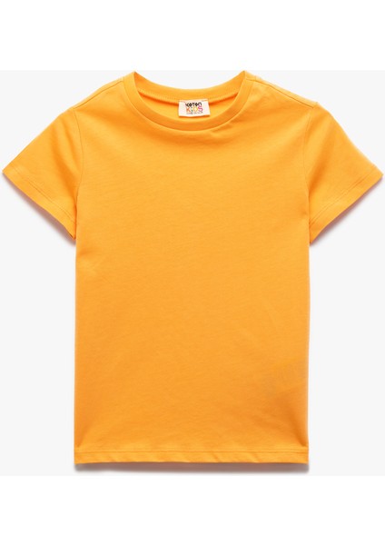 Pamuklu Kısa Kollu Bisiklet Yaka 2'li Basic Tişört Seti fiyatları