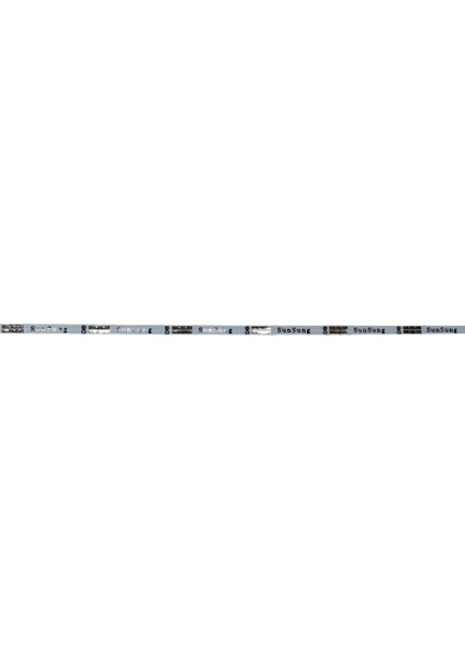 4 mm 12V Alüminyum Çubuk LED Bar Mavi