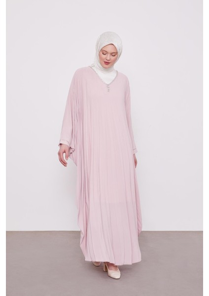 Pudra Yarasa Kol Elbise