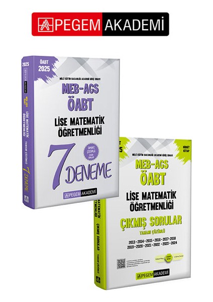 Pegem Akademi 2025 Meb-Ags-Öabt Lise Matematik Öğretmenliği Çıkmı