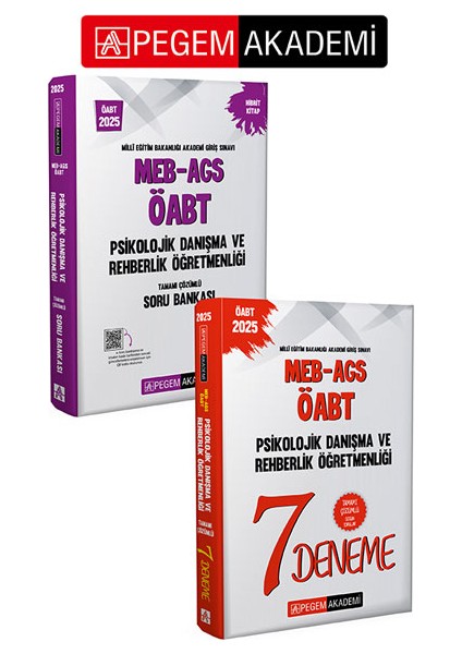 Pegem Akaemi 2025 Meb-Ags-Öabt Psikolojik Danışma ve Rehberlik Öğ