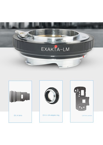 Aixanta Exakta Exa Lensler Için Exa-Lm Lens Adaptör Halkası (Yurt Dışından)