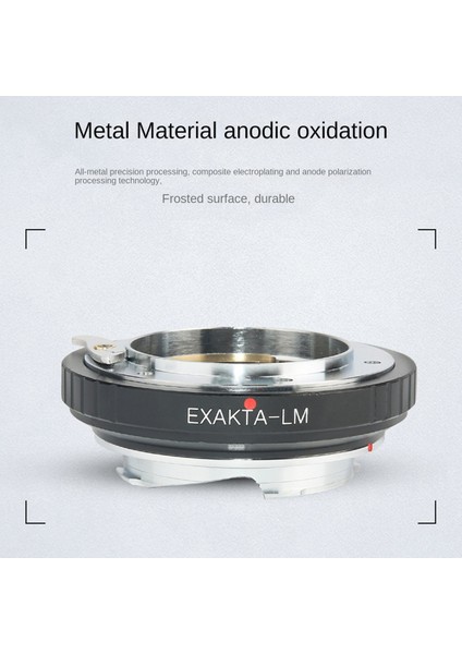 Aixanta Exakta Exa Lensler Için Exa-Lm Lens Adaptör Halkası (Yurt Dışından)