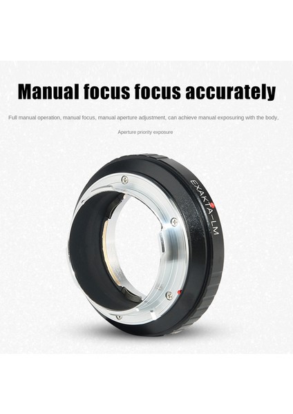 Aixanta Exakta Exa Lensler Için Exa-Lm Lens Adaptör Halkası (Yurt Dışından)