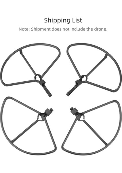 Mavic 3 Pro Drone Için Pervane Koruyucu Pervane Kapağı Hızlı Kurulum Koruyucu Kafes Kapağı Aksesuarları (Yurt Dışından)
