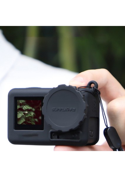 Sunnylıfe Osmo Actıon4/3 Silikon Lens Kapatma Başlığı 2 Adet/takım Spor Kamera Koruyucu Kılıf Kabuk Darbeye Dayanıklı Kordon ile (Yurt Dışından) indirimleri
