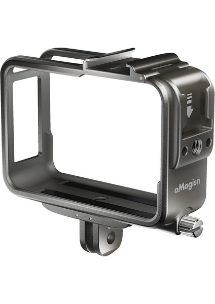 Amagisn Metal Kafes Koruyucu Kılıf Kabuk Koruyucu Çerçeve Insta 360 One-Rs Action Panoramik Kamera Adaptörü Için (Yurt Dışından)