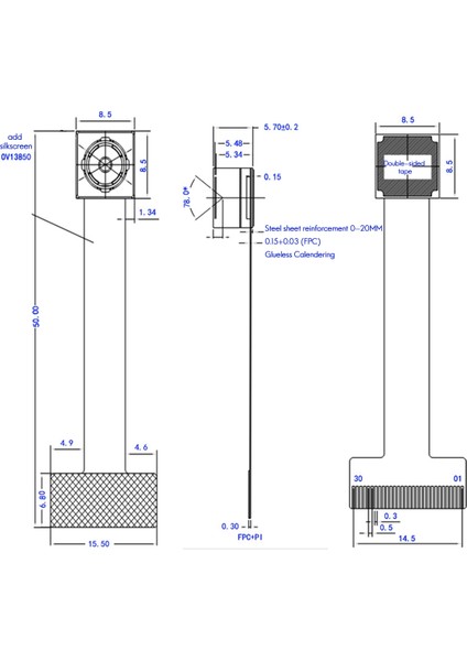 OV13850MIPI 1300W Otomatik Odaklama Düz Panel Akıllı Ev Kamera Modülü (Yurt Dışından) modelleri