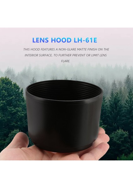 Olympus M.zuıko Ed 75-300MM F/4.8-6.7 LH-61E Siyah Için Parasoley (Yurt Dışından) fırsatları