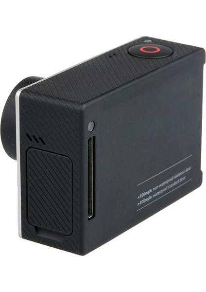 1 Adet Yenı Gopro Hero4 Hareket Kamera Veri Yan Kapak Kamera Yan Kapak Gümüş Köpek Siyah Köpek Kamera Veri Yan Panel (Yurt Dışından)