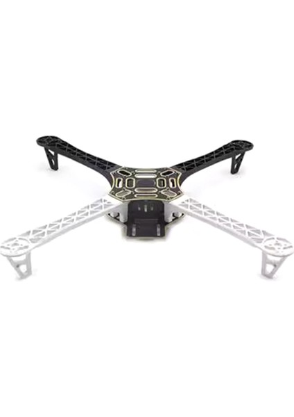 F450 Drone Kamera Alev Tekerlek Kıt 450 Çerçeve Rc Mk Mwc 4 Eksenli Rc Multicopter Quadcopter Siyah+Beyaz (Yurt Dışından)