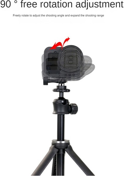 Gopro Aksesuarları Dönüşüm Tabanı Fotoğrafçılık Aksesuarları Taşınabilir Aksiyon Kamerası Adaptörü, Siyah (Yurt Dışından) fiyatları
