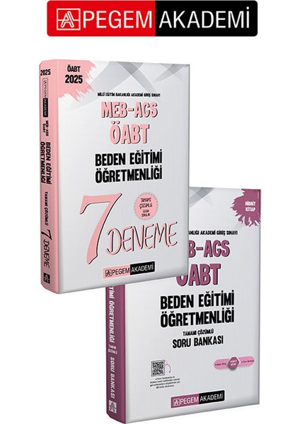 Pegem Akademi 2025 Meb-Ags-Öabt Beden Eğitimi Öğretmenliği Tamamı