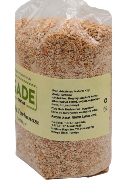 Acılı ve Tatlı Köy Tarhanası 2 Li Paket (2 x 500 Gr)