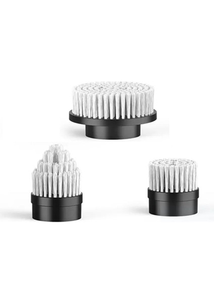 Elektrikli Temizlik Fırçası 3'lü Yedek Başlık Seti, CN Menşei, Güvenli ve Kaliteli İthalat