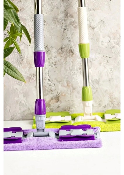 Çok fonksiyonlu teleskobik mikrofiber paspas seti, ev temizliğinde pratik ve etkili kullanım indirimleri
