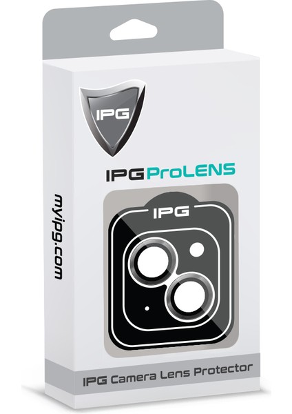 iPhone 14 / 14 Plus Için Ipg Prolens Kamera Lens Koruyucu Alüminyum CD Çerçeveli, Kırılmaz Cam, Ultra Hd modelleri