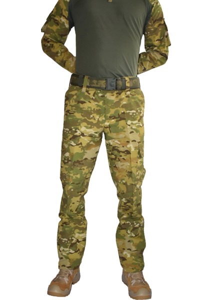 Multicam Kamuflaj Askeri Pantolon Avcı Pantolon